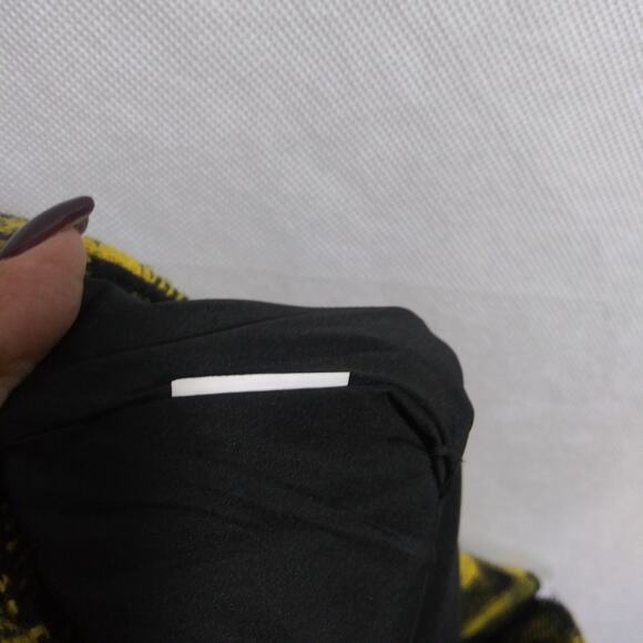 Forever 21 Yellow Black Plaid Mini Skirt Clueless Preppy Clueless Size L - Picture 6 of 6